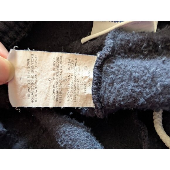 Champion Eco Authentic Mens Navy Blue Sweatpants L Elastic Waistband Pockets - Picture 5 of 8